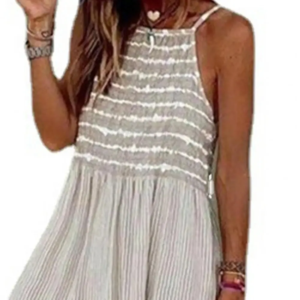 40%HOT2022 Summer Women's Dresses Loose Breathable Women's Fade Long Strap Boho Beach Dresses for Party