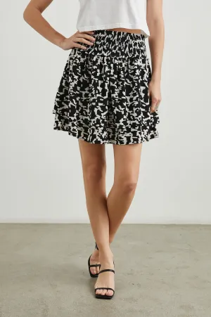ADDISON SKIRT - EBONY TEXTURE