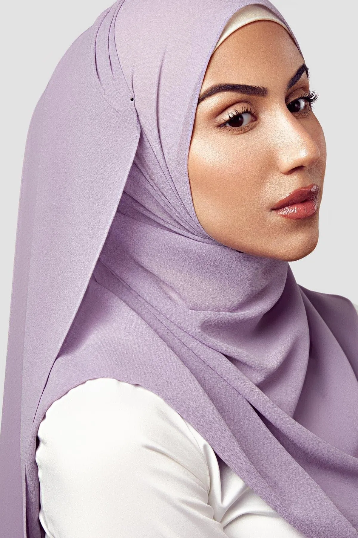 Basic Luxe Chiffon Hijab- Leena