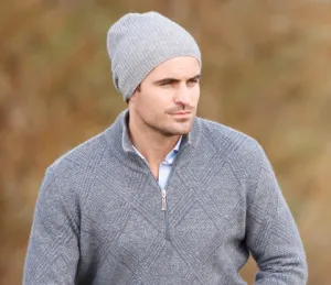 Basketweave Half Zip Sweater