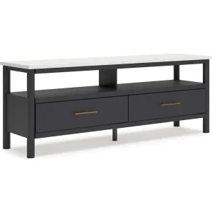 Cadmori TV Stand - Black/White