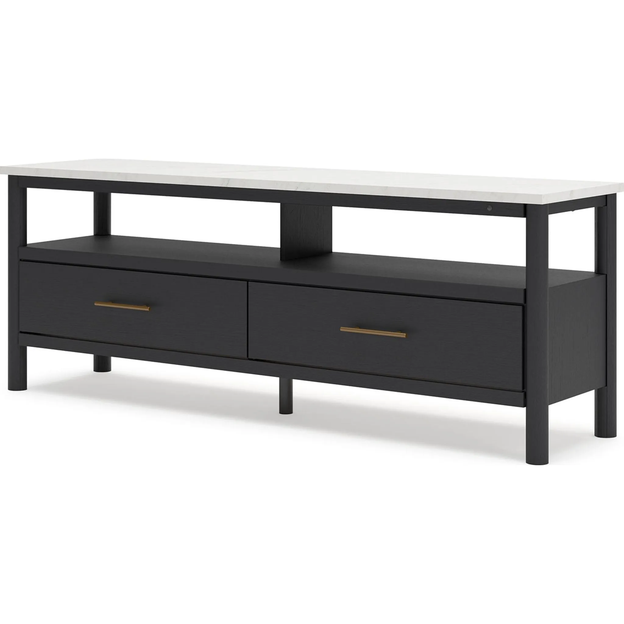 Cadmori TV Stand - Black/White