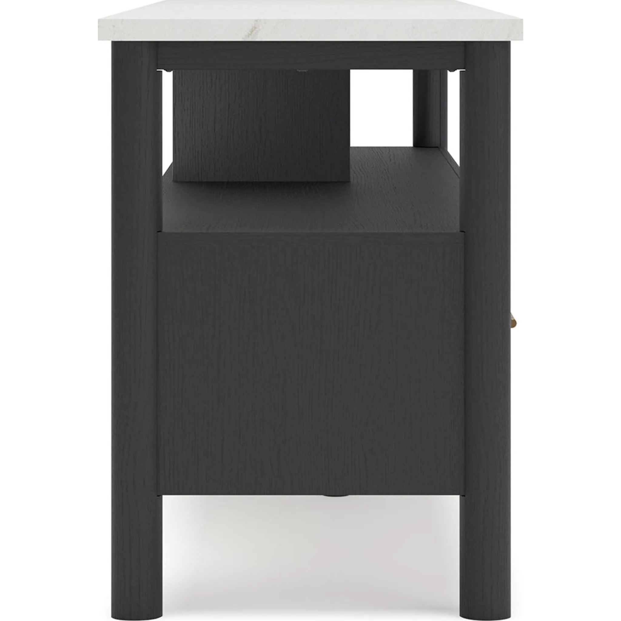 Cadmori TV Stand - Black/White