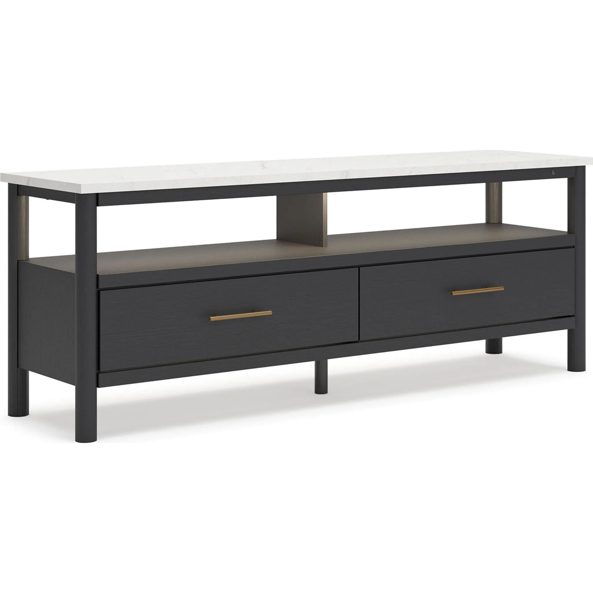 Cadmori TV Stand - Black/White
