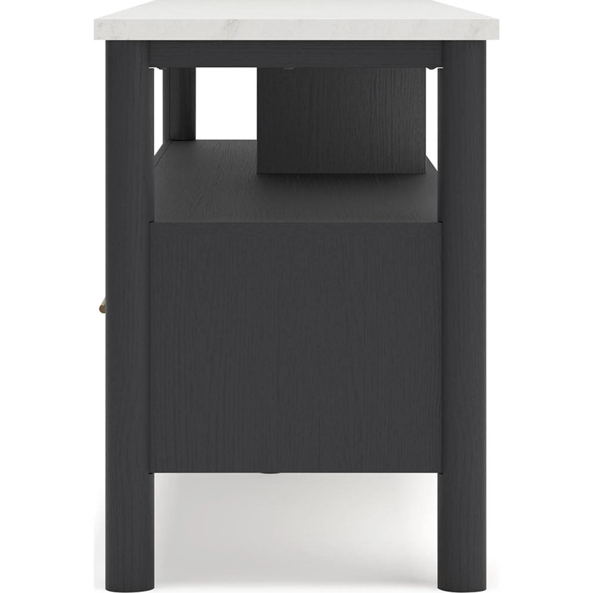 Cadmori TV Stand - Black/White
