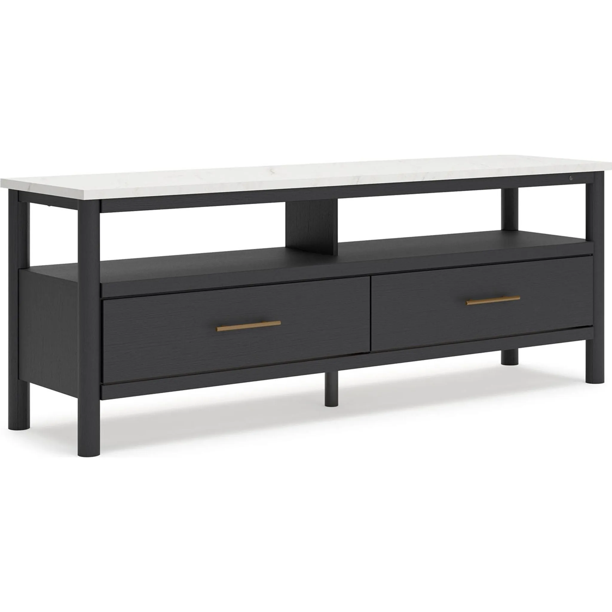 Cadmori TV Stand - Black/White