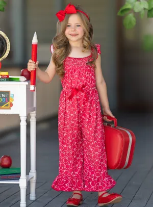 Class Muse Red Apple Jumpsuit
