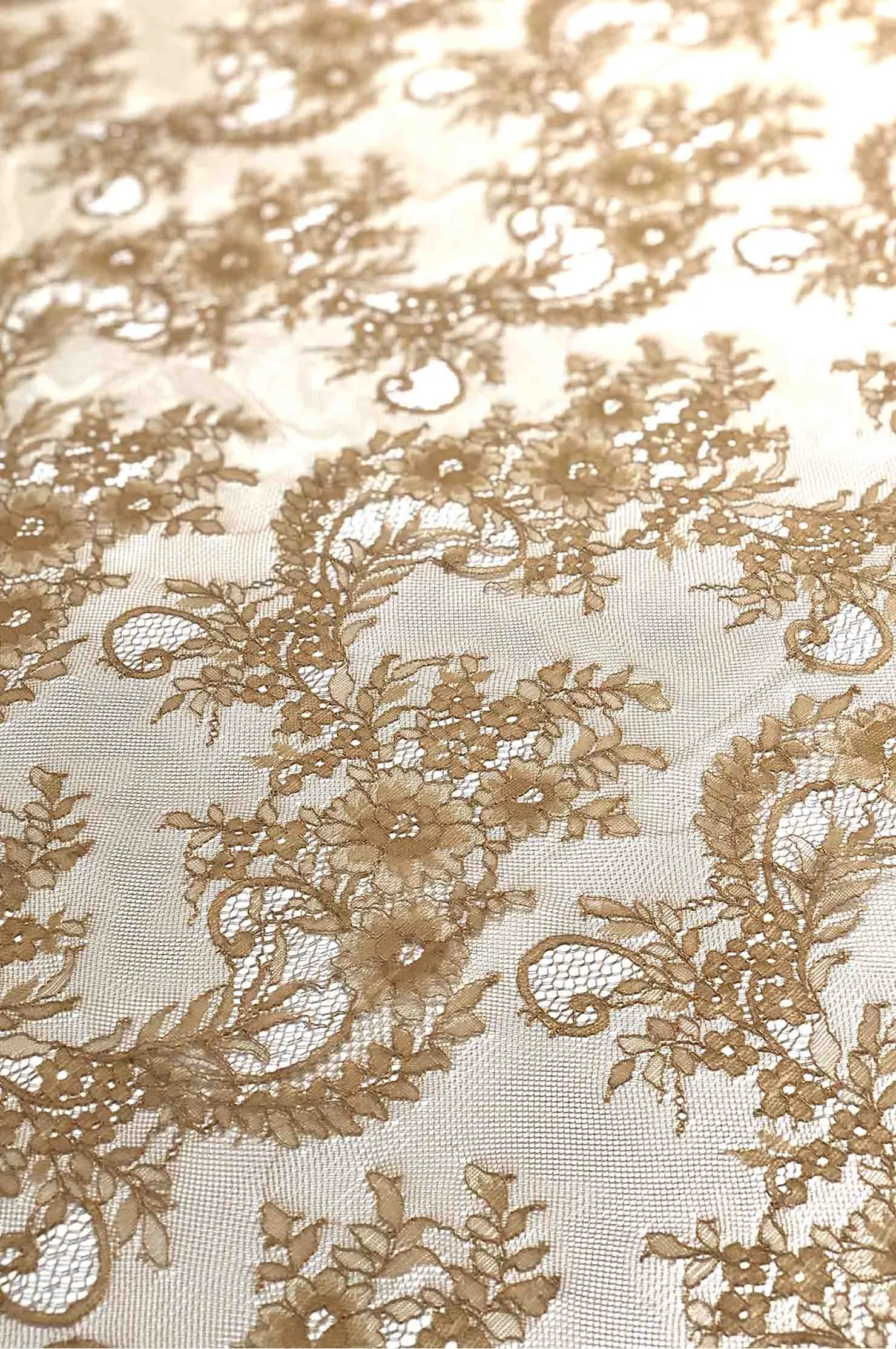 Doe French Plain Lace FLP-007/1 Fabric