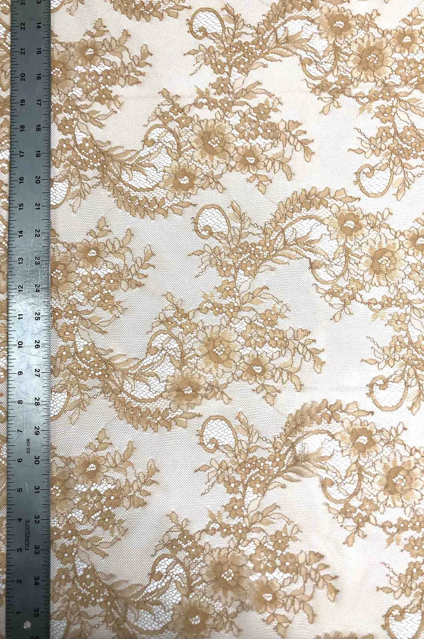 Doe French Plain Lace FLP-007/1 Fabric