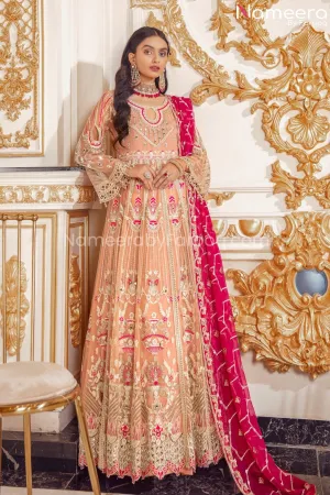 Elegant Pakistani Long Frock for Wedding Party #BP190