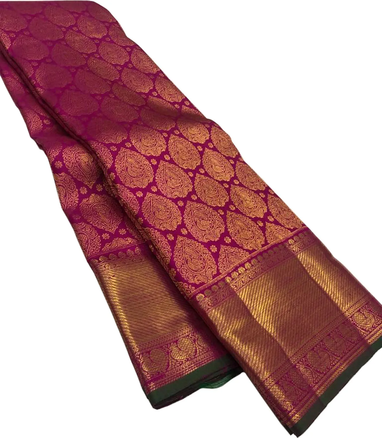Elegant Pink Kanjeevaram Handloom Pure Silk Saree: Timeless Grace and Sophistication