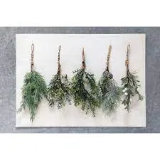 Hanging Faux Evergreen Bunch - 5 Styles