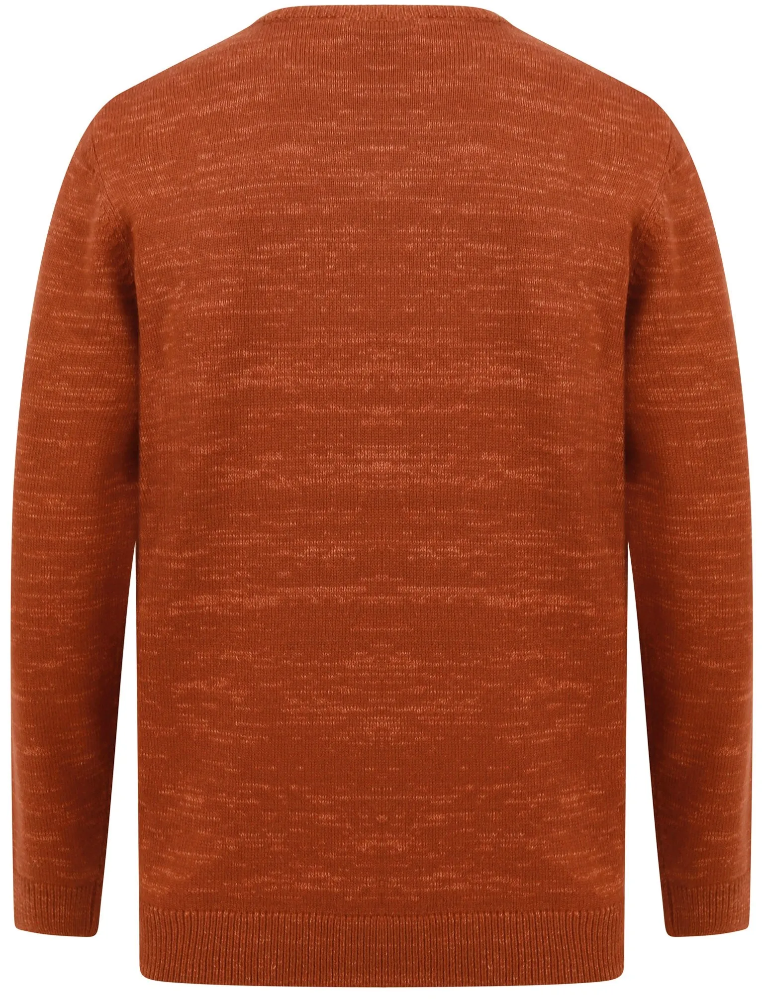 Howth Wool Blend Woven Knitted Jumper in Rust - Tokyo Laundry