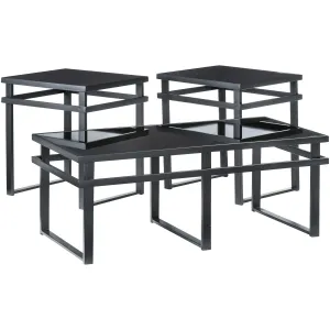 Laney Glass Set of 3 Tables