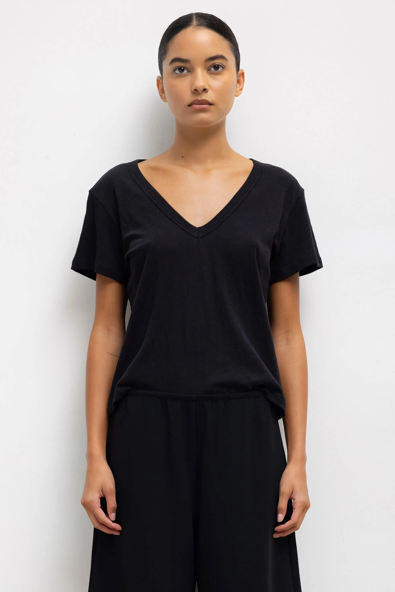 Laura V Neck Tee