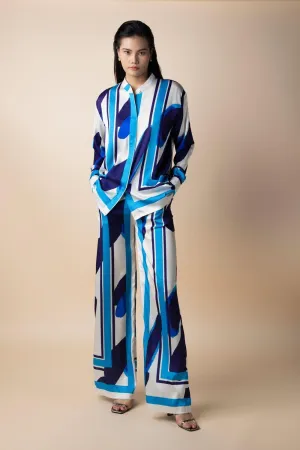Melia Straight Long Sleeved Latin Silk Set