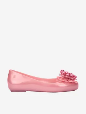 Mini Melissa Girls Sweet Love Fly II Ballerinas in Pink