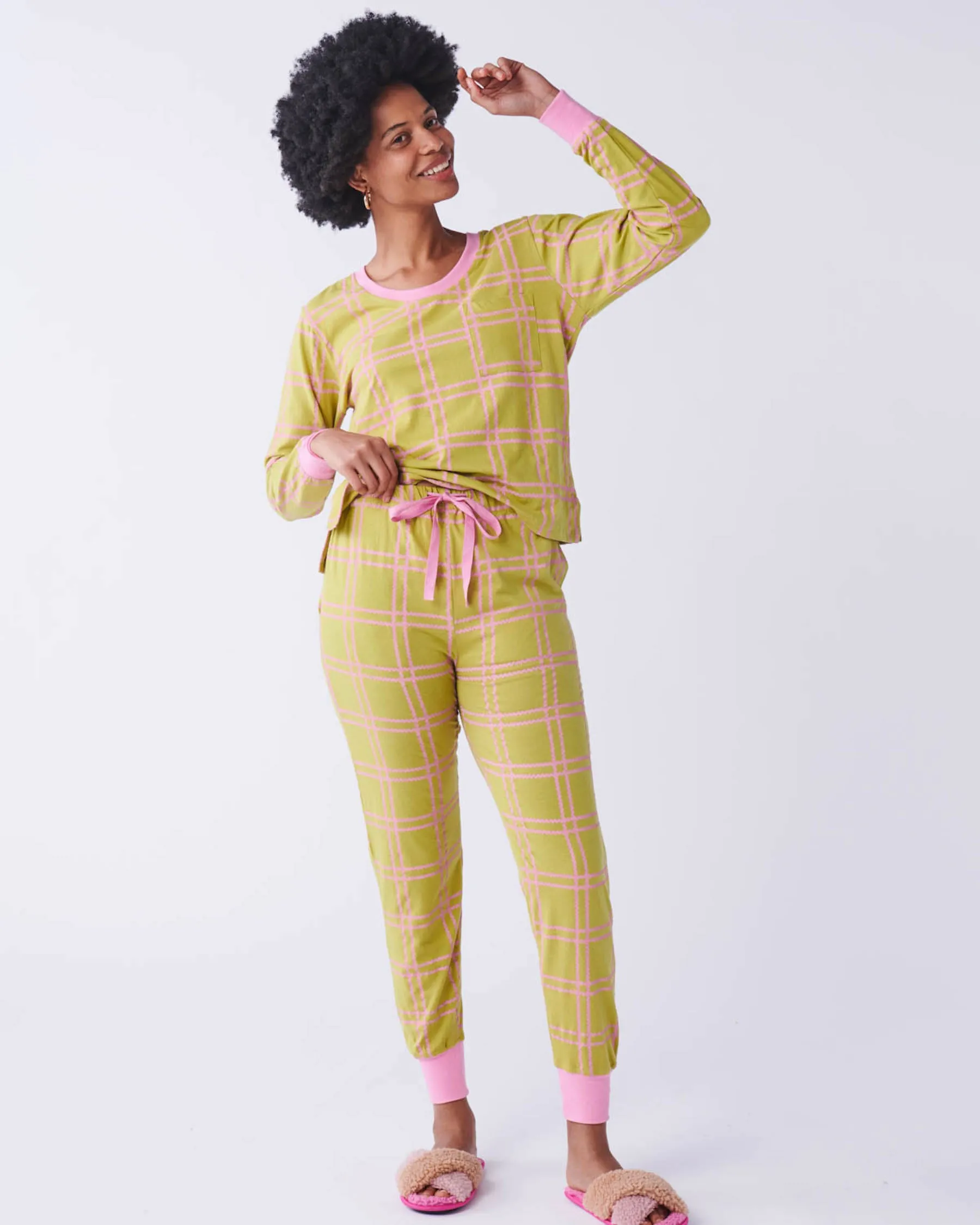 Miss Squiggle Sprout Organic Cotton Long Sleeve Pyjama Top