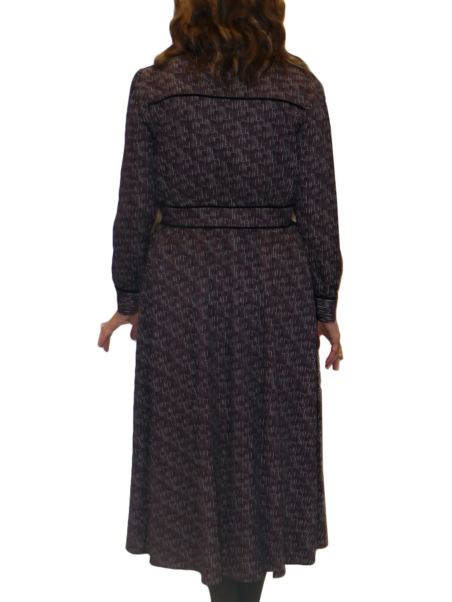 Nebinas Print Long Sleeve Dress