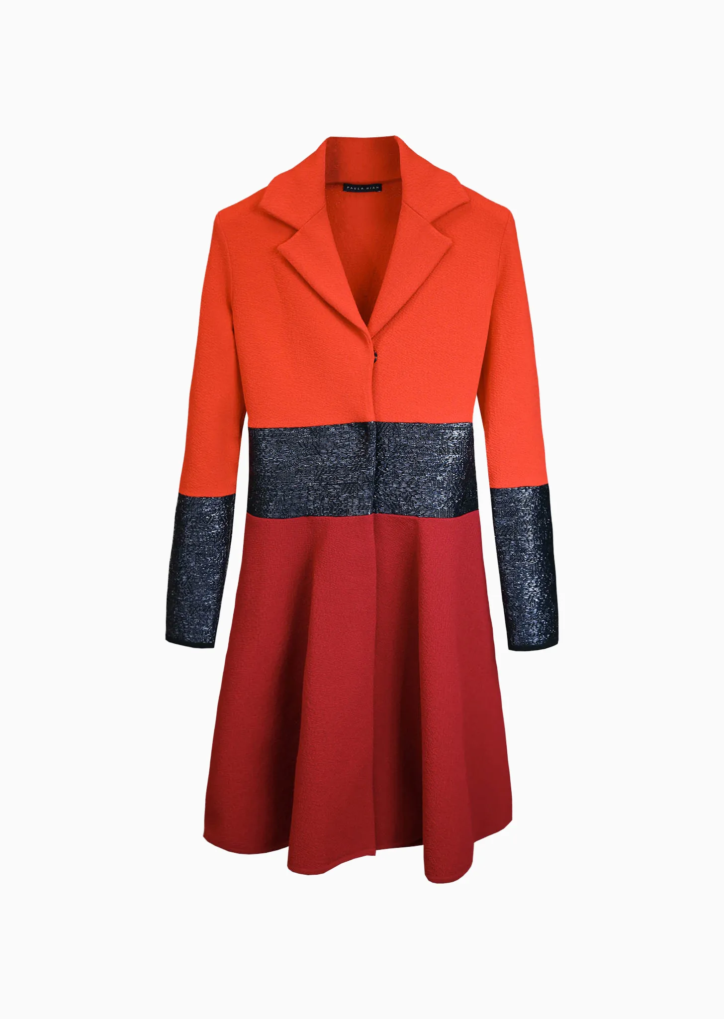 Noemie – Jacket Dress with Black Raffia