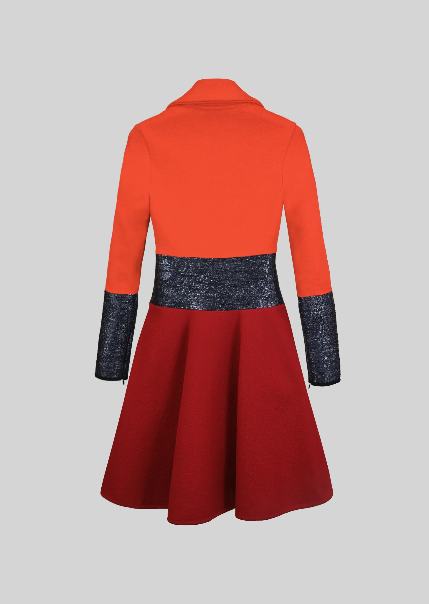Noemie – Jacket Dress with Black Raffia