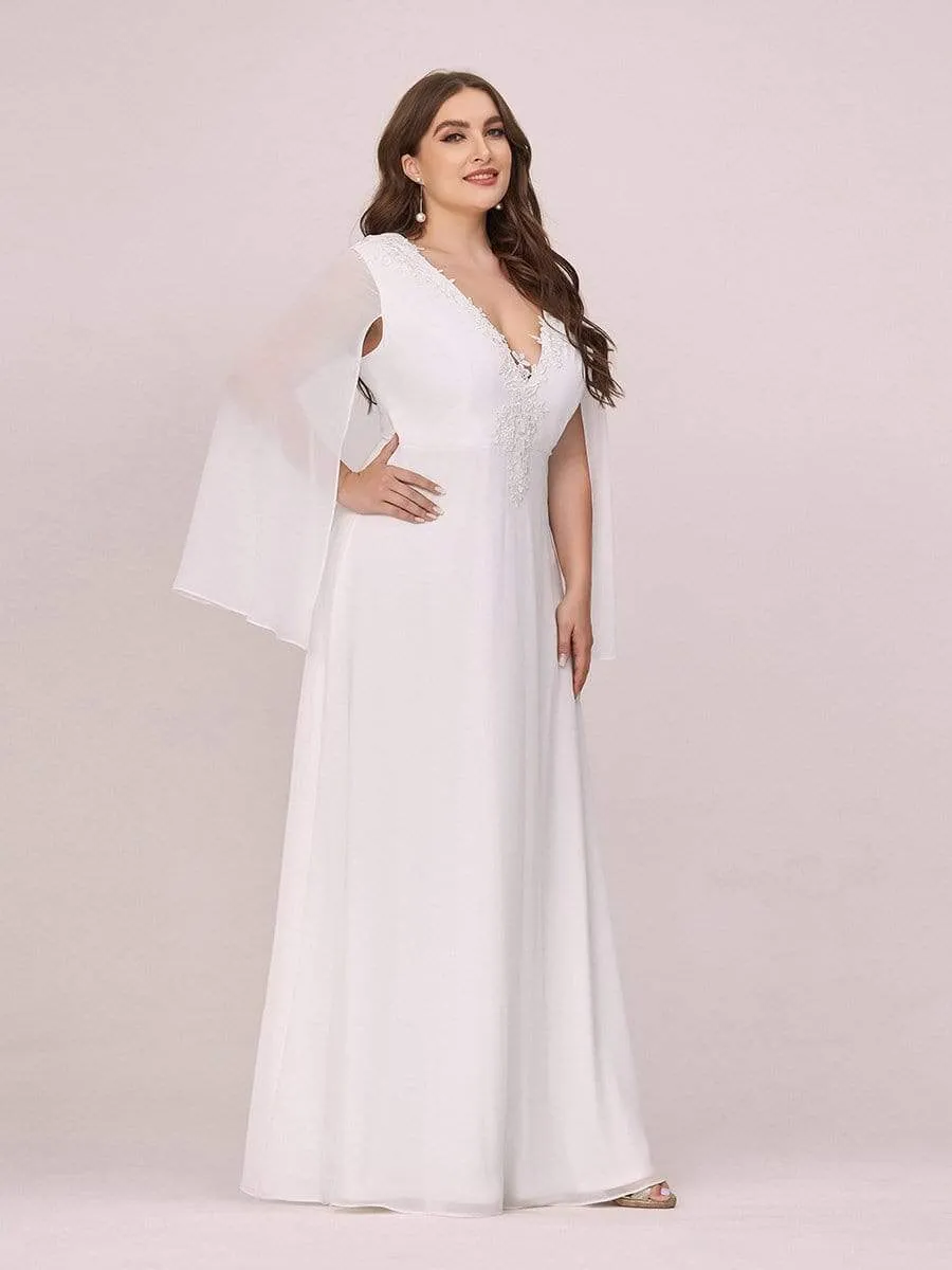Plus Size Mother of the Bride Gowns for Women with Long Sleeves