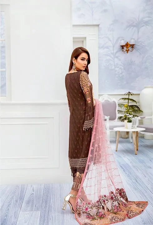 Ramsha Chevron Chiffon Collection Vol 2 2020 – A-212