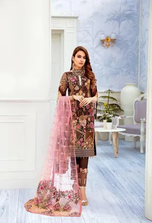 Ramsha Chevron Chiffon Collection Vol 2 2020 – A-212