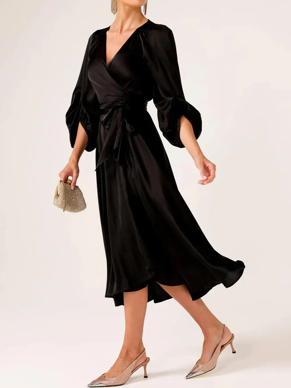 SACHA DRAKE DIMMI WRAP DRESS