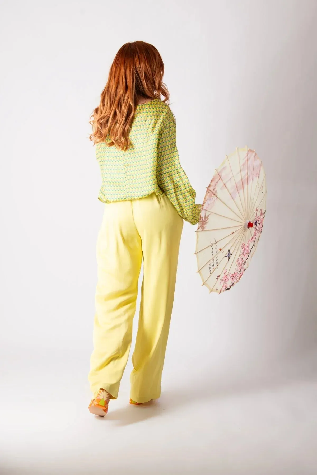 SIERA YELLOW SPRING SUMMER TOP