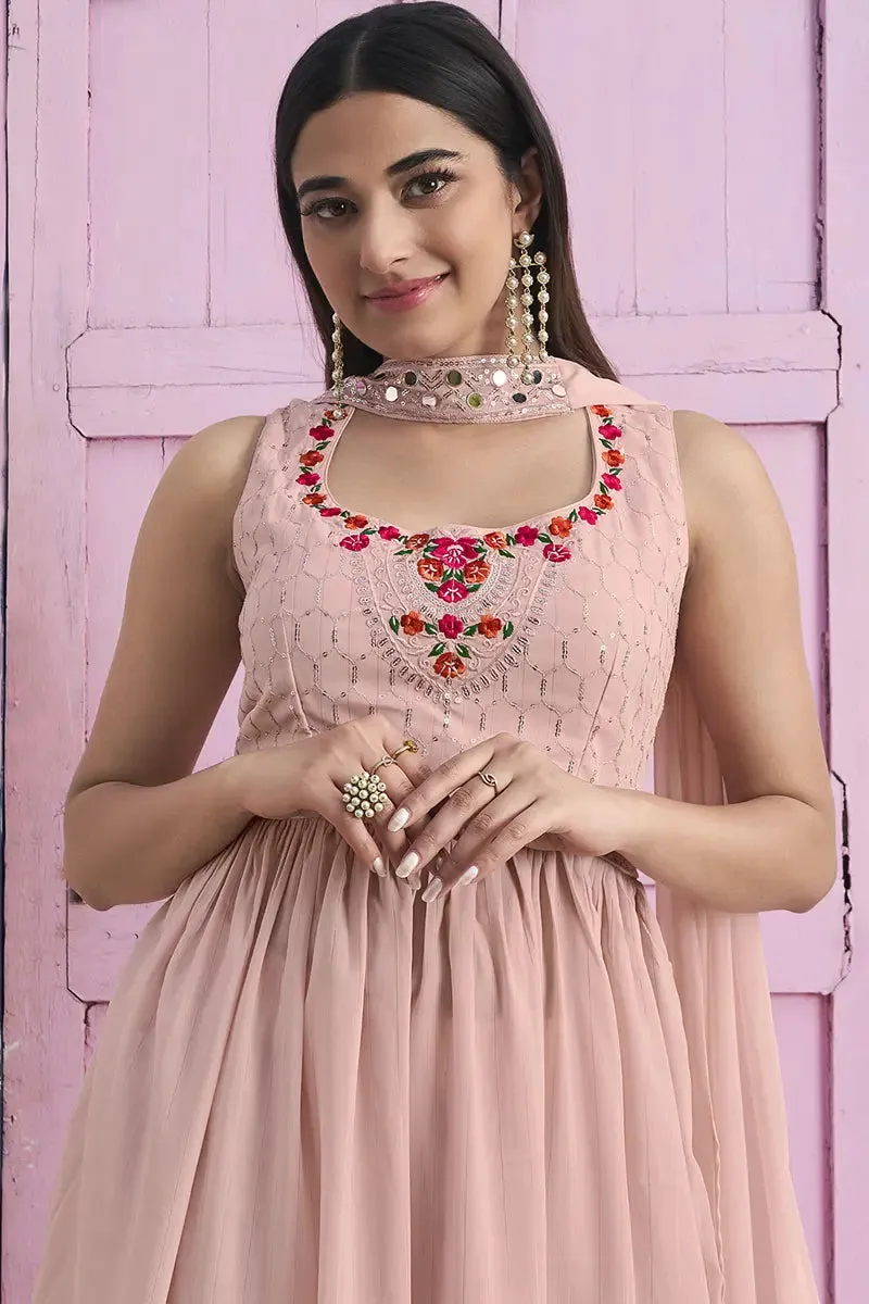 Sleeveless Gown Design For Raksha Bandhan