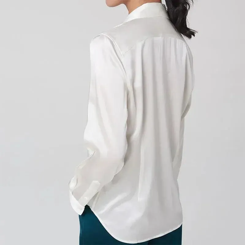 Soft and Breathable Women's 100% Silk Blouse