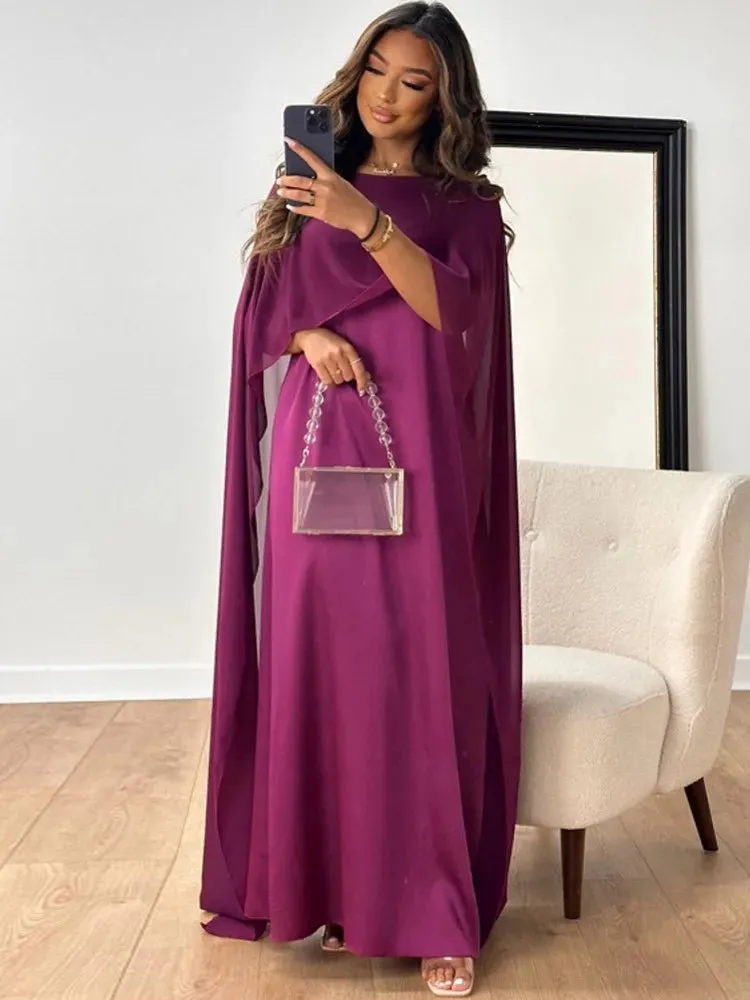 Stylish African Dresses - Dashiki Solid Color Ankara Dress, Bazin Traditional Robe - Long Dress