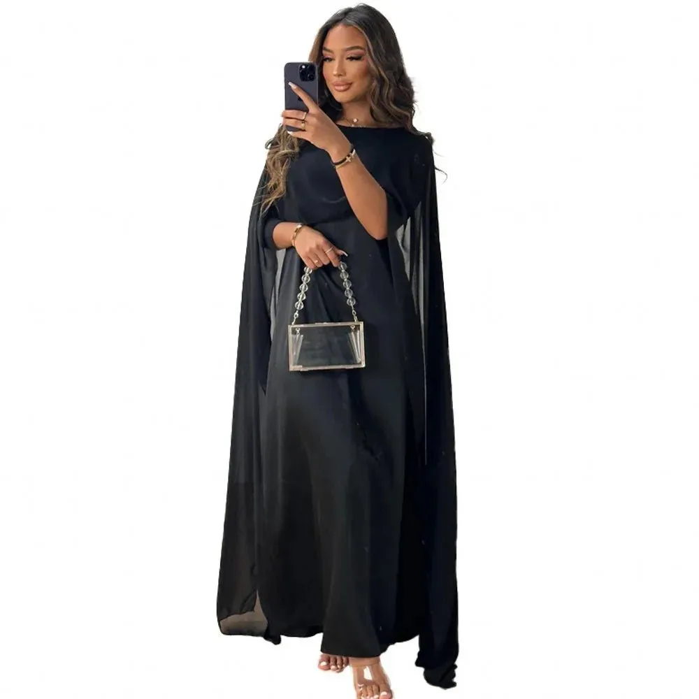Stylish African Dresses - Dashiki Solid Color Ankara Dress, Bazin Traditional Robe - Long Dress