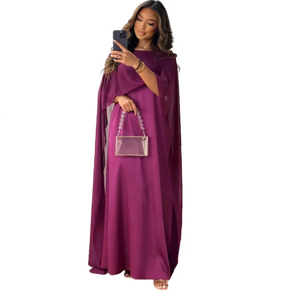 Stylish African Dresses - Dashiki Solid Color Ankara Dress, Bazin Traditional Robe - Long Dress