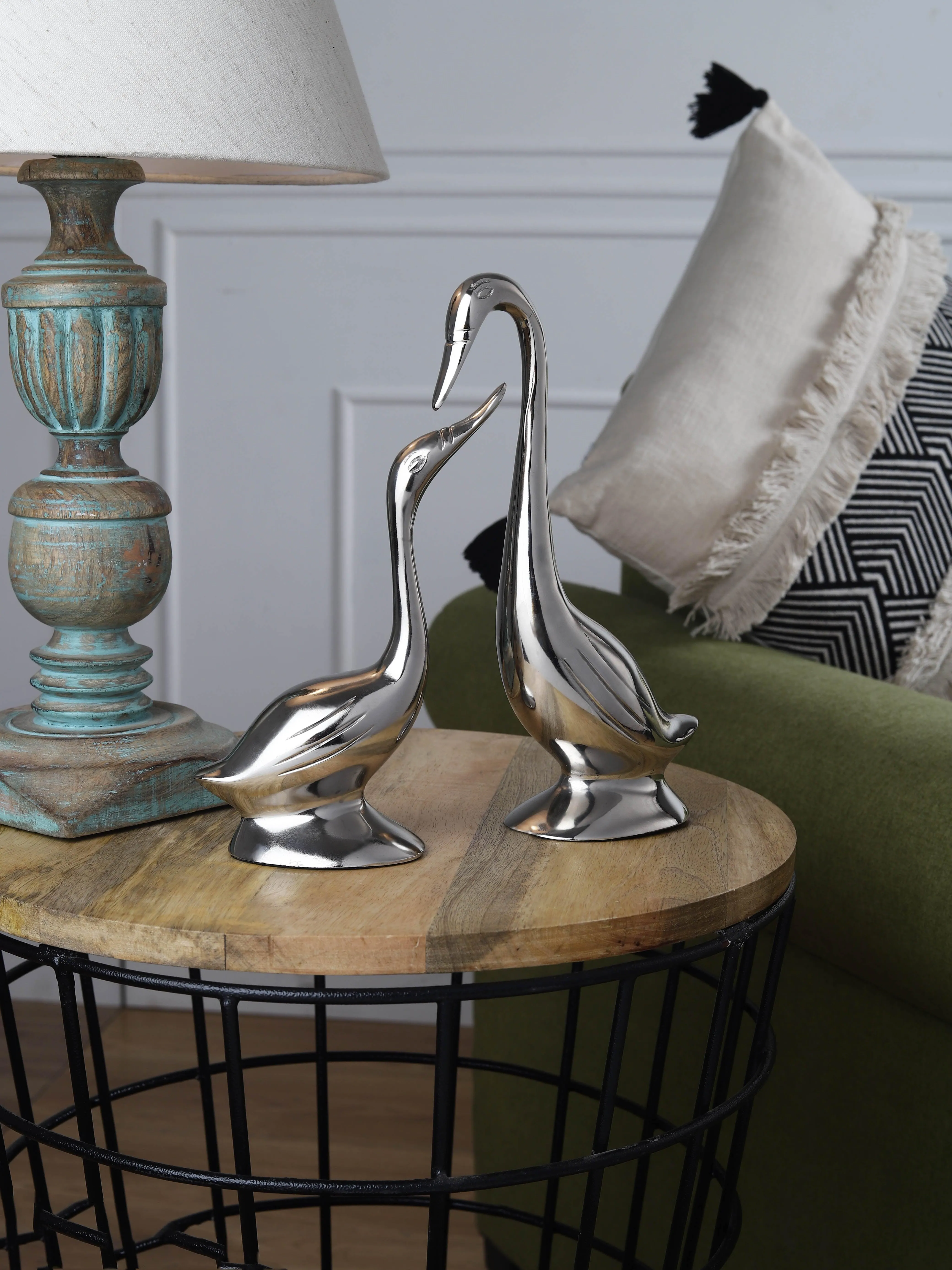 Swan Showpiece | Set of 2